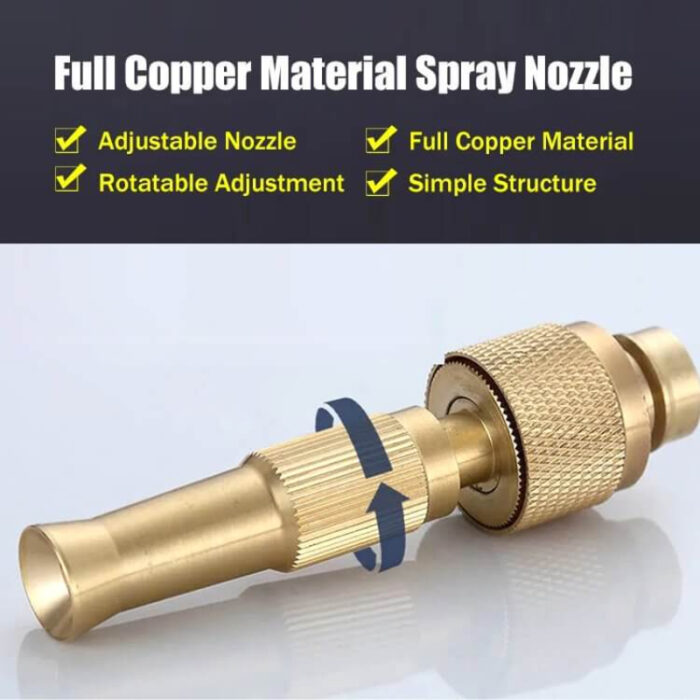 High Pressure Full Copper Material Water Spray Nozzle - Image 7