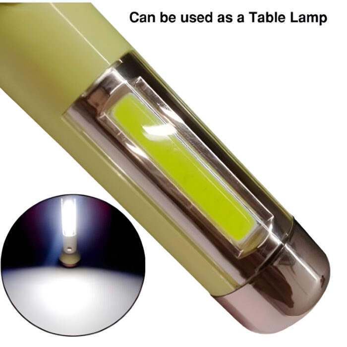 Pack of 2 SD-8639 Mini 2-in-1 COB+LED Dual Modes Super Bright Rechargeable Flashlight - Image 15