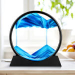 Dynamic 3D Sandscape Glass Art Fascinating Flowing Sand Frame for Elegant Home Decor - Image 16