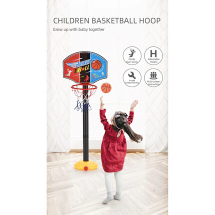 Children's Basketball Stand Portable Adjustable Indoor Plastic Parent Child Interactive Toy