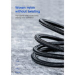 Baseus 4 in 1 Dual iPhone + Type C + Micro USB High Quality Nylon Braided Universal Multi Charging Cable - Image 13