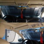 Universal Car Front Wind Screen Foldable Foil Curtains Sun Shade For Summer - Image 3