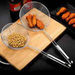 Solid 4 PCS Stainless Steel Fry Oil Strainer - Image 9