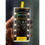 QTech Q105 10000mAh Fully Compatible Quick Charge Transparent Powerbank - Image 2