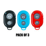Pack Of 3 Easy Pair Mini Selfie Bluetooth Remote Shutter For All Smart Phones - Image 10