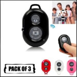 Pack Of 3 Easy Pair Mini Selfie Bluetooth Remote Shutter For All Smart Phones - Image 11