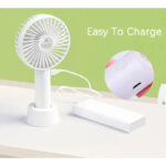 SS-2 Mini Portable Rechargeable Handheld Fan For Indoor And Outdoor Use - Image 4