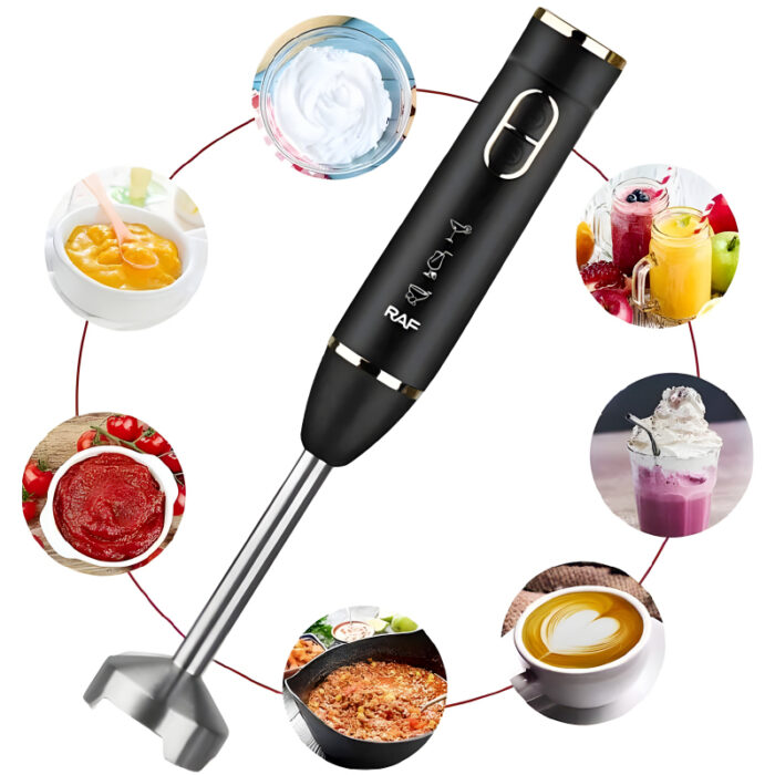 R.320B RAF 4-Blade Fast Start 2-Speed Level 800W Electric Hand Blender - Image 2