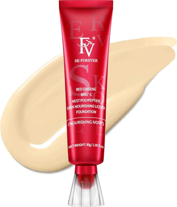 FV Foundation, Oil Absorb Ivory Liquid Foundation | Best Tube Foundation 30g - Image 1