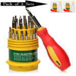 2-Pack 31 In 1 Multi-Functional Screwdriver Tool Kit for Mobiles and Small Products - Image 7