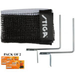 Pack of 2 Adjustable Easy Set-Up Table Tennis Ping-Pong Net Set - Image 9