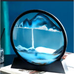 Dynamic 3D Sandscape Glass Art Fascinating Flowing Sand Frame for Elegant Home Decor - Image 17