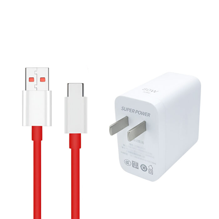 OnePlus 80W Power Adapter Suit with Warp Charge and SuperVOOC-Supported Type-C Cable - Image 8