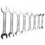 Set Of 8 Double Rust Resistant Open End Spanners - Image 4