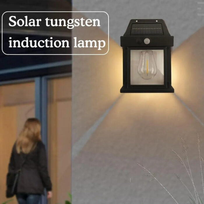 BK-888 Mini Waterproof Solar Interaction Wall Lamp With Motion Sensor Security Light, Featuring 3 Lighting Levels - Image 9