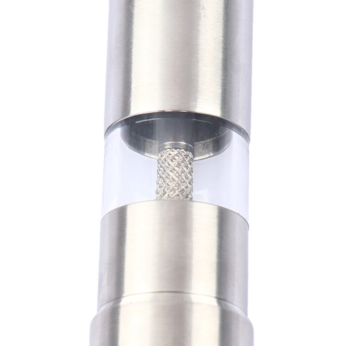 One Handed Operation Thumb Push High Quality Stainless Steel Spice Grinder - Image 16