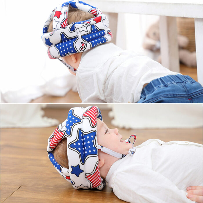Adjustable Baby Soft Anti-Fall Helmet Toddler Head Protection Cap - Image 2
