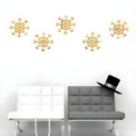200 Pieces Mini 3D Heart-Shaped Acrylic Mirror Wall Stickers For Decorative Home Enhancement - Image 4