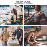 Mini Portable USB Rechargeable Leafless Hanging Neck Fan With 360° Airflow - Image 4