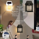 BK-888 Mini Waterproof Solar Interaction Wall Lamp With Motion Sensor Security Light, Featuring 3 Lighting Levels - Image 10