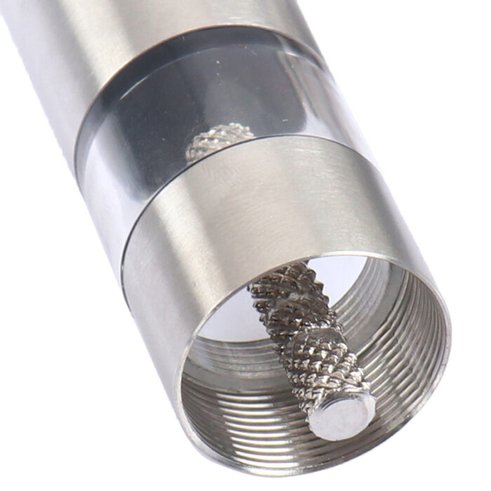 One Handed Operation Thumb Push High Quality Stainless Steel Spice Grinder - Image 18
