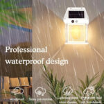 BK-888 Mini Waterproof Solar Interaction Wall Lamp With Motion Sensor Security Light, Featuring 3 Lighting Levels - Image 11