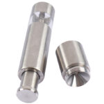 One Handed Operation Thumb Push High Quality Stainless Steel Spice Grinder - Image 19