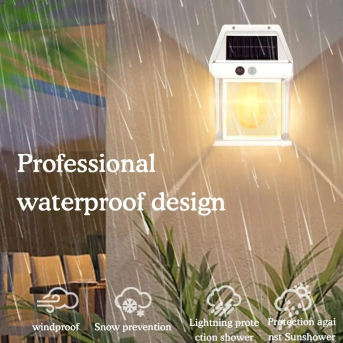 BK-888 Mini Waterproof Solar Interaction Wall Lamp With Motion Sensor Security Light, Featuring 3 Lighting Levels - Image 11