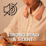 Mini Portable USB Rechargeable Leafless Hanging Neck Fan With 360° Airflow - Image 5
