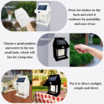 BK-888 Mini Waterproof Solar Interaction Wall Lamp With Motion Sensor Security Light, Featuring 3 Lighting Levels - Image 12