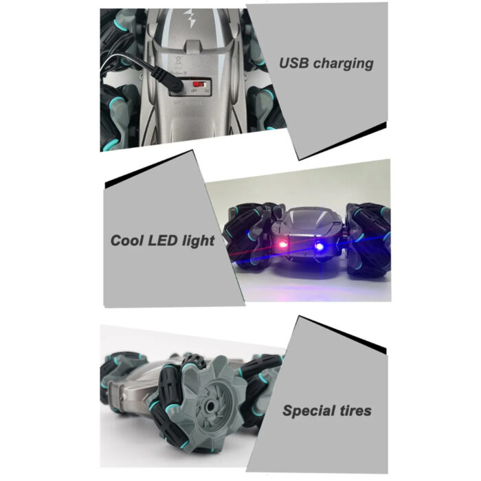 2.4GHz Revolutionary Radio And Gesture Controlled Stunt Car - Image 6