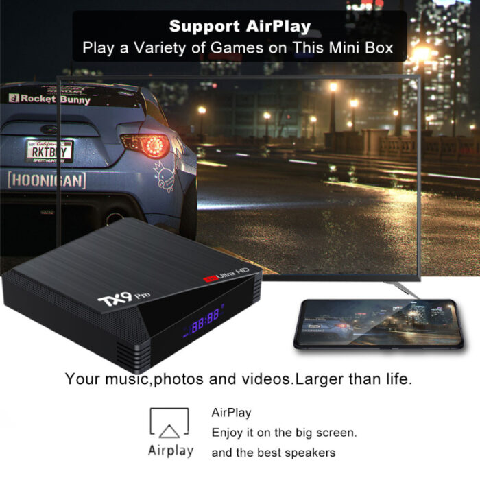 TX9 Pro 6K Ultra HD 8GB RAM and 128GB ROM Smart Android TV Box - Image 5