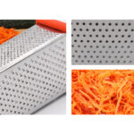 4 Sided 9 Inches Multi-Purpose Stainless-Steel Grater - Image 4