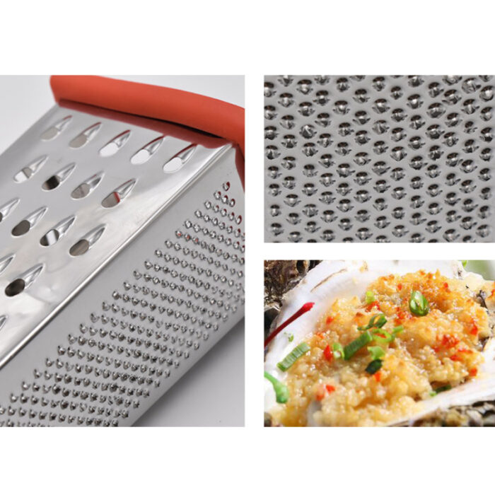 4 Sided 9 Inches Multi-Purpose Stainless-Steel Grater - Image 5