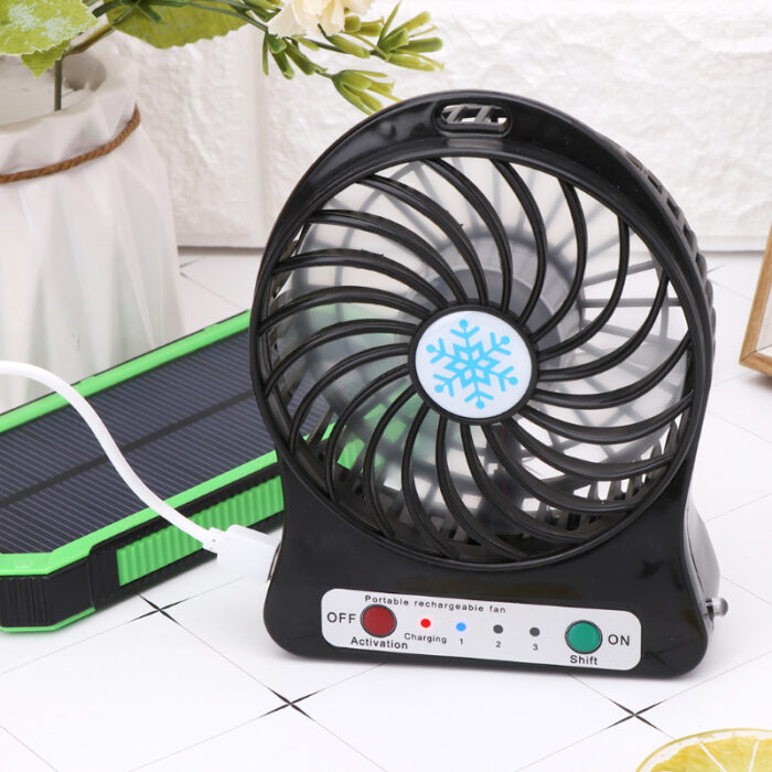 Portable Mini Multi-Functional USB Rechargeable Fan - Image 1