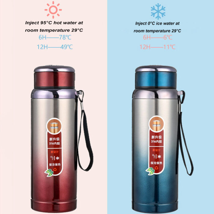 800ml High Quality Stainless Steel Thermos Vacuum Bottle - Image 17