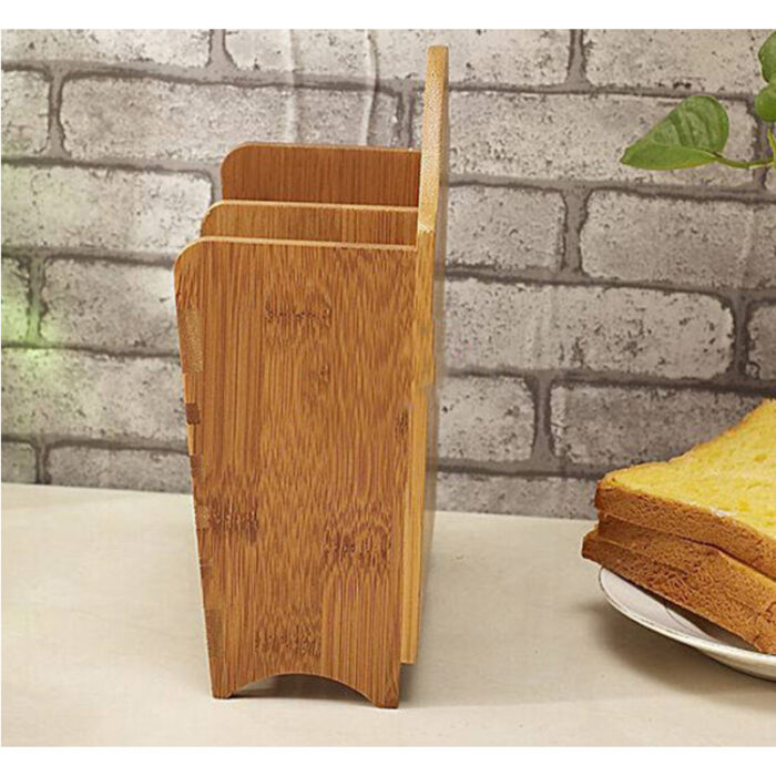 Kitchen Wooden Mini Spoon Holder And Bamboo Chopstick Basket - Image 8