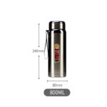 800ml High Quality Stainless Steel Thermos Vacuum Bottle - Image 18