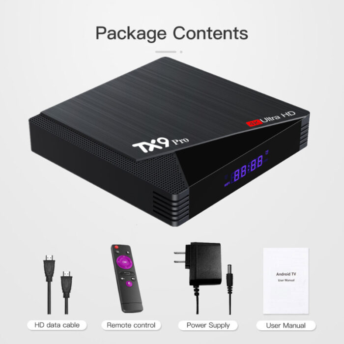 TX9 Pro 6K Ultra HD 8GB RAM and 128GB ROM Smart Android TV Box - Image 9