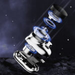 Quick Mini 6 Blades Portable USB Rechargeable Cordless Electric Shaver - Image 8