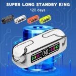 M12 Max TWS Bluetooth V5.3 LED Display Earbuds With Super Large Battery Capacity - Image 7