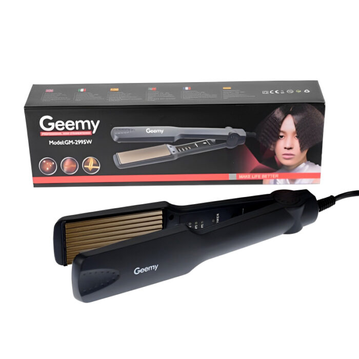 GM-2995W Geemy High-Quality Professional Wired Hair Crimper - Image 1