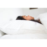 Luxury White Pillow With Imported Printed Cover And Ball Fiber Filling - Image 7