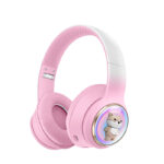 AKZ-52 Cute Cartoon Bluetooth 5.3 Wireless Headphones with HiFi Sound, TF Card Slot and Foldable Design - Image 5