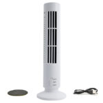 CoolWave USB Vertical Bladeless Tower Fan – Mini Air Conditioner, Quiet Cooling Fan for Home, Office, and Desktop - Image 9