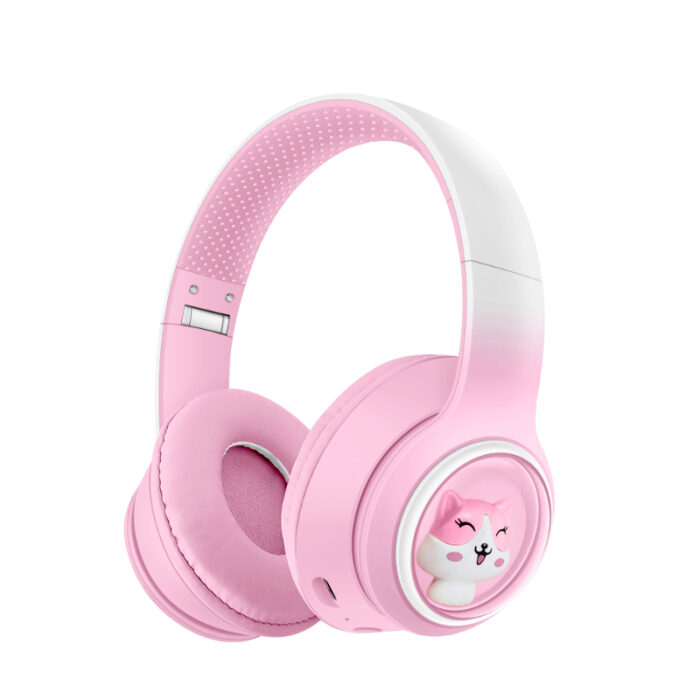 AKZ-08 Adorable Cartoon Design Bluetooth 5.3 Wireless Headphones with Hi-Res Audio, Long Battery Life, and Built-in Mic - Image 6