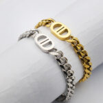 Durable Unisex Bold Stainless Steel Cuban Link Bracelet with Non-Tarnish and Waterproof Finish