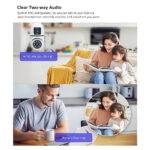 Wireless 360-Degree Pan-Tilt-Zoom Smart Camera with Dual Lenses and IP Connectivity - Image 2