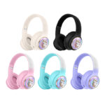 AKZ-52 Cute Cartoon Bluetooth 5.3 Wireless Headphones with HiFi Sound, TF Card Slot and Foldable Design - Image 12