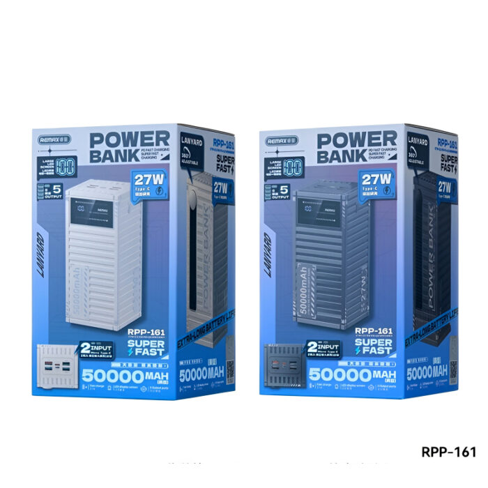 REMAX RPP-161 Container Series 50000mAh PD QC Fast Charging LED Display Powerbank - Image 7
